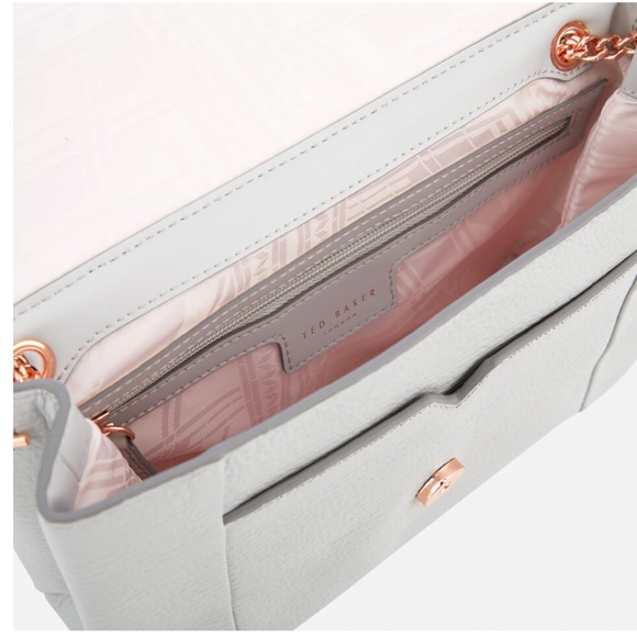 Ted Baker Women's Jemms Robot Lock Cross Body Bag - Grey - Picture 8 of 13